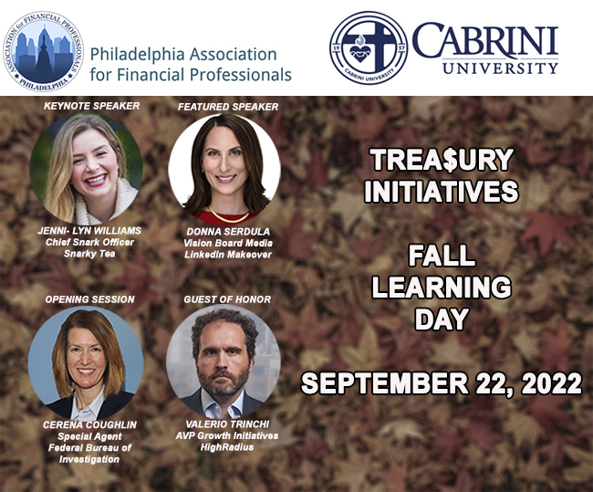 2022 Trea$ury Initiatives Fall Learning Day