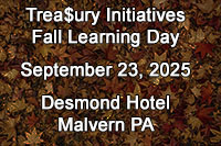 PAFP Trea$ury Initiatives Fall Learning Day