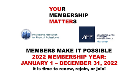 Time to renew, rejoin, or join the Philadehia AFP